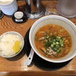 拉麺ひらり - トマチリdeアサリ ご飯小