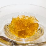 ロゼット - オニオンジュレが上にキラキラと乗せられていて、スプーンで下から混ぜながらいただきます^ ^