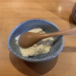 Soba Koubou Musashiya - お通し？（自家製豆腐）