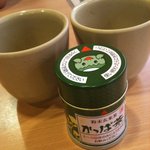 かっぱ寿司 博多半道橋店 - かっぱ茶って…すごいネーミング！