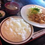 キッチン・ヒイラギ - ポーク生姜焼き定食