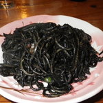 琉球居酒屋　あぱら樹 - イカスミ焼きそば