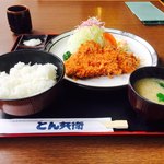 とん兵衛 - ロースカツ定食