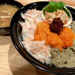 味暦あんべ - 親がに丼3500円