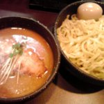 Noukou Tsukemen Ra-Men Yaezakura - えびつけ麺大盛り（味玉つき）　￥850