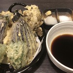 お饂飩鍋 馳走 てん幻 - 野菜天ぷら 600円