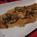 エスト! プロッシモ - 牡蠣とフレッシュポルチーニのソテー、ながら産味噌のクリームソース