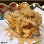 御料理 寺沢 - 玉ねぎのかきあげ