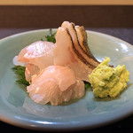 御料理 寺沢 - 鮃に鮎魚女
