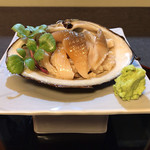 御料理 寺沢 - 黒北寄貝の造り