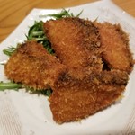 季節料理 すい舎 - 揚げ物はブリのフライ