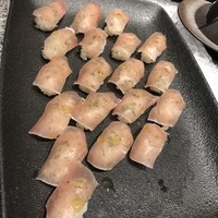 ブッフェアンドカフェ スロープサイドダイナー ザクロ - 生ハムのお寿司