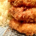 とんかつ檍 - カキフライ俵積み！