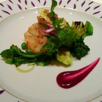 カランドリエ - 北海道産帆立貝と冬野菜のサラダ仕立て