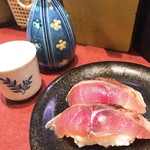 大江戸  - Red mackerel & HOT SAKE 1-GOU