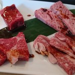 ＨＩＮＯＫＡＮＡＤＥ - 上カルビ、ソフトカルビ、牛ロース、ヒレ肉