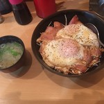 Susukino Shokudou - ベーコンエッグ丼