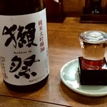 Hamayaki Kaisen Izakaya Daishou Suisan - 【2019.2.14(木)】冷酒(獺祭・山口県)1,080円→540円