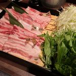 お菜屋　わだ家 - わだ家流　豚のしゃぶしゃぶ