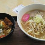 さつき食堂 - 味噌ラーメン＋ミニカツ丼