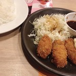 ガスト - 広島産カキフライとライス