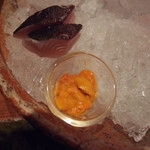 魚匠 銀平本店 - 鰆　海胆（2019年１月）