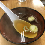 三陽 - ラーメン汁と同じスープ