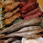 千や - ツマミ盛り合わせこまいが旨い。