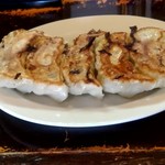 麺や 雷桜 - 【2019.2.15(金)】餃子(5個)410円