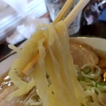 麺や 雷桜 - 【2019.2.15(金)】らーめん(並盛・210g)680円の麺