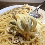 ナガタ店 - 玉子のパスタ、アンチョビ風味（pasta）