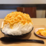 柿の葉ずし 平宗 - ヨーグルトクリーム柿氷