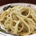 麺処ほん田 - キッチリ〆られた太麺