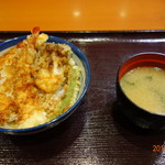 天丼てんや - ライス少なめの小天丼