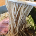 仙臺 自家製麺 こいけ屋 - 煮干そばの細麺