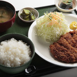 Kaku special minced cutlet set meal