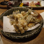 蕎麦ダイニング 徳蔵 - 野菜天ぷら／w　あなご天