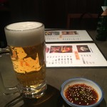 好楽亭 - 生ビール中