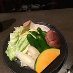 好楽亭 - 野菜盛り合わせ