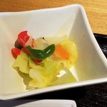 蜀膳坊 - 小皿は茹で野菜
