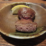 鳥茂 - 上タン焼き(豚の舌の根)