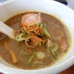 つけ麺 なごむ - カレーつけ麺(大盛り)+玉子。900円＋100円