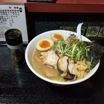 塩そば専門店 桑ばら - カルクスモーキーキムラの燻製そば 今日はタコ！！with山椒