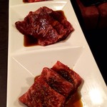 大衆炭火焼肉ジンギスカン ホルモン酒場 風土. - かいのみ、和牛サガリ、はらみ