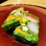 アコンプリ - ❤️お野菜がぎゅっと詰まったテリーヌ❤️
      オクラ、大根、えのき、ブロッコリーなど