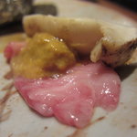 鳥茂 - 松茸、ウニと牛刺しで巻いてＵＰ3