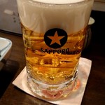 Shinryouri Tsuruno - 生ビール(モルツ)500円