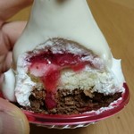 GRUN - 白い三角山の断面