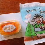 梅香亭 - 半熟チーズ(¥110)   ちょこっと大和(¥190)