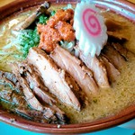 武者気 - 辛味噌ちゃーしゅう麺　980円　大盛10円　